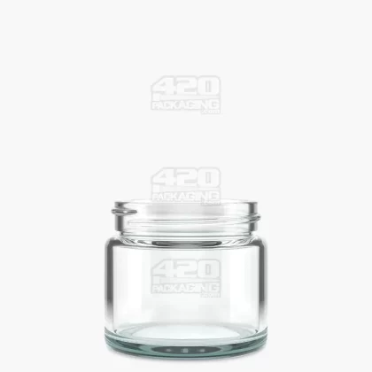 Straight Sided Clear Glass Jars | 50mm – 2oz – 200 Count - Vape Store