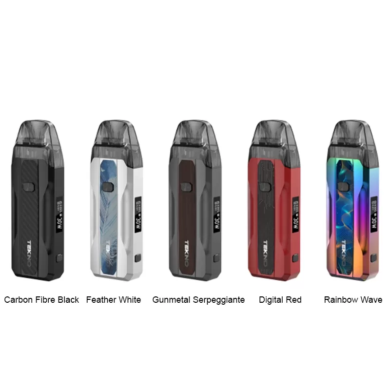 Aspire Tekno 30W Pod Kit 1300mAh - Carbon Fiber Black - Image 2