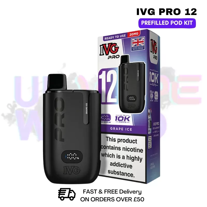 Grape ICE IVG Pro12 Prefilled Pod Kit