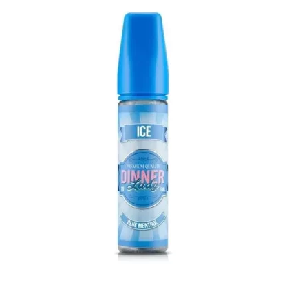 BLUE MENTHOL ICE E LIQUID BY DINNER LADY – ICE 50ML 70VG