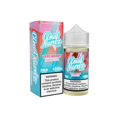 Very Berry Hibiscus Iced By Cloud Nurdz E-Liquid TF-Nic 100mL