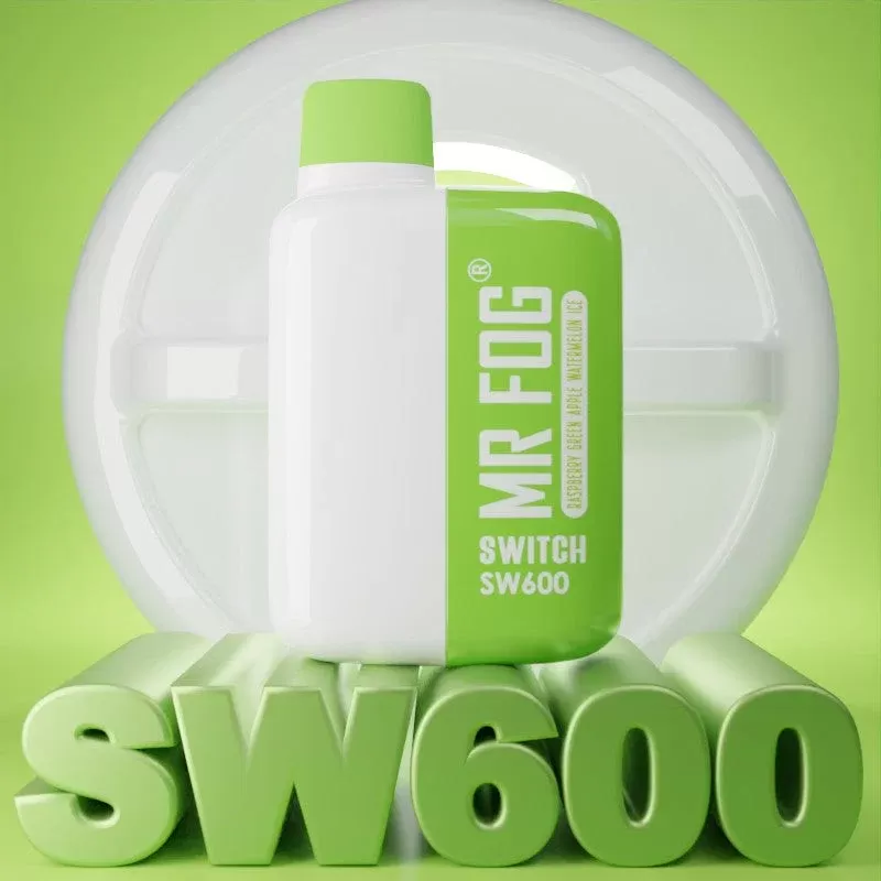 MR FOG SWITCH SW600 Disposable Vape – Raspberry Green Apple Watermelon Ice