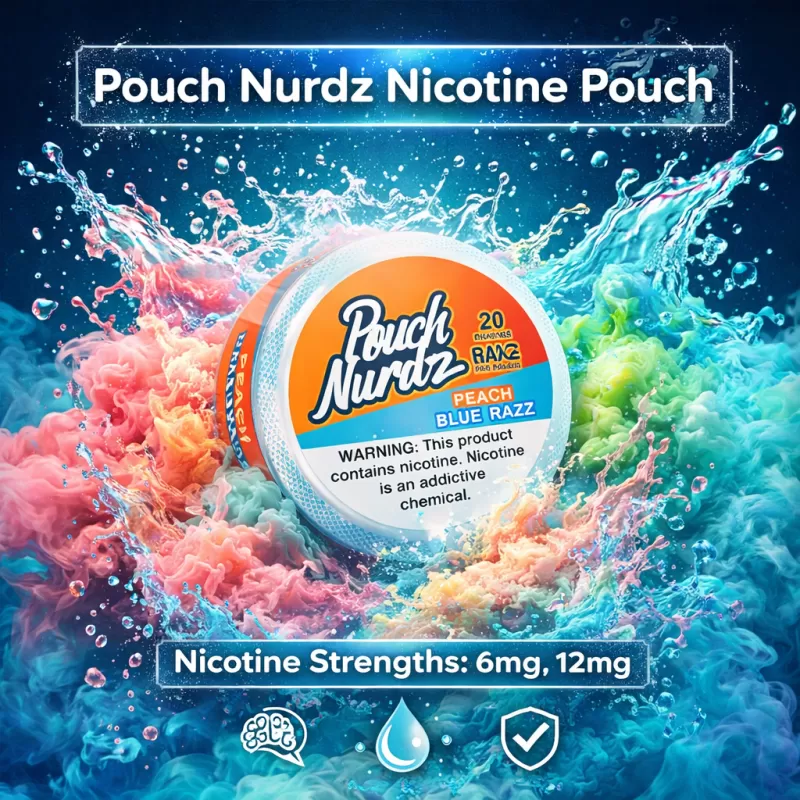 Pouch Nurdz Nicotine Pouch - Peppermint / 12mg