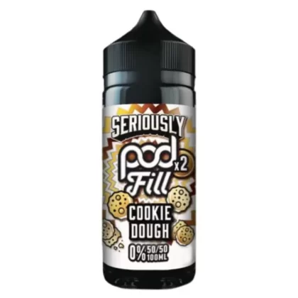 Seriously Pod Fill Cookie Dough 100ml Short Fill E Liquid - Vape Product, Vape Product