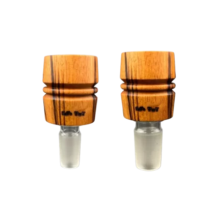 Matrix Injector Bowl in Tigerwood by Ed’s TnT - Size#14mm Male>19mm Male~Add Extra Glass Adapter?#None>Add 14mm Male>Add 19mm Male>Add 14mm Male and 19mm Male