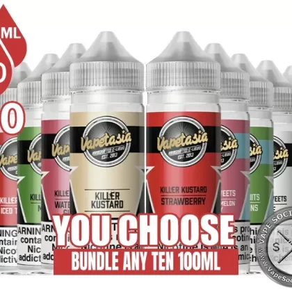 Vapetasia Vape Juice Bundle 10x100ml (1000ml)