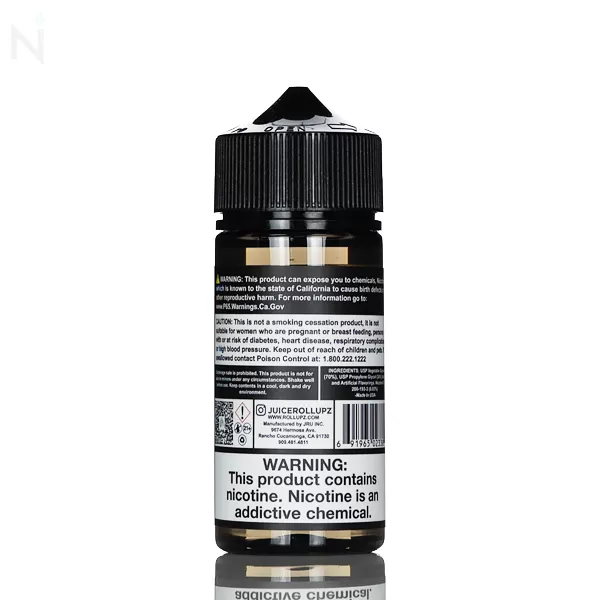 Juice Roll Upz E-Liquid - Carnival Blue Cotton Candy - 100mL - 6mg - Image 2