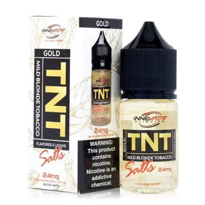 Sale $5.25 – TNT Gold Salt by Innevape Salt 30ml 50mg
