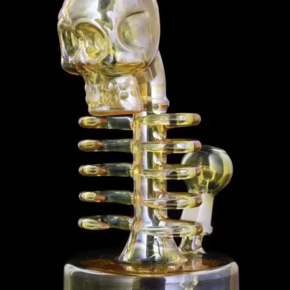 Smoke Cartel “Dry Bones” Skeletal Fumed Rig - Ejuicewarehouse