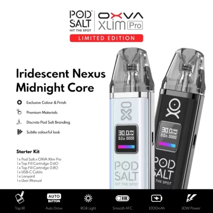 OXVA Xlim Pro Starter Kit – 1000mAh – 30W - Vapestorm Co
