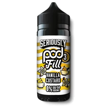 Vanilla Custard Shortfill by Seriously Pod Fill - Ecigarettedirect Co