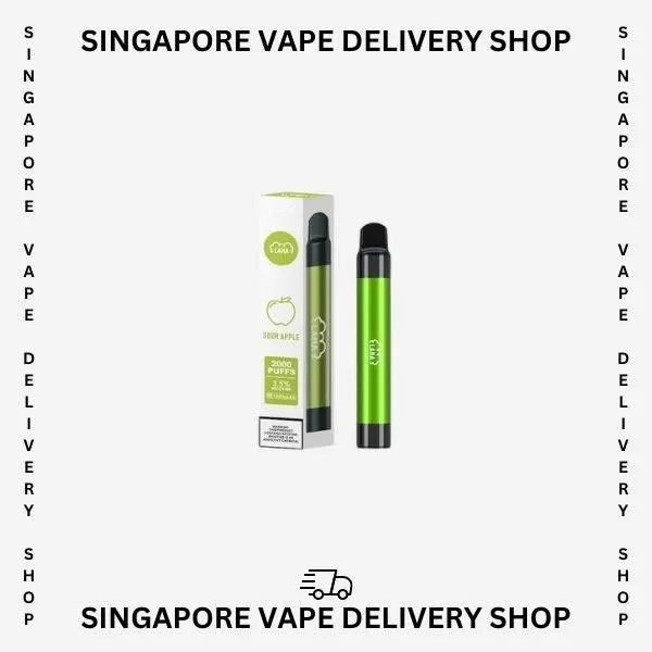 Lana Pen 2000 Puffs - Sour Apple - Sgvapedeliveryshopsecure - Image 2