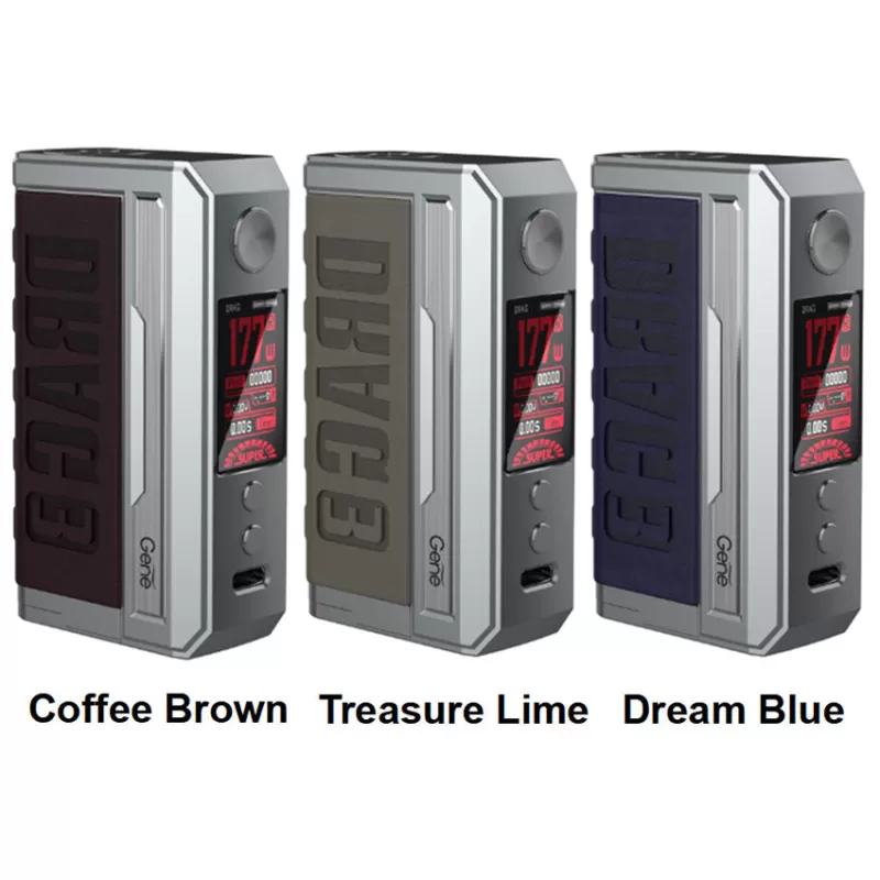VOOPOO DRAG 3 TC Box MOD 177W - Eagle Grey - Image 3