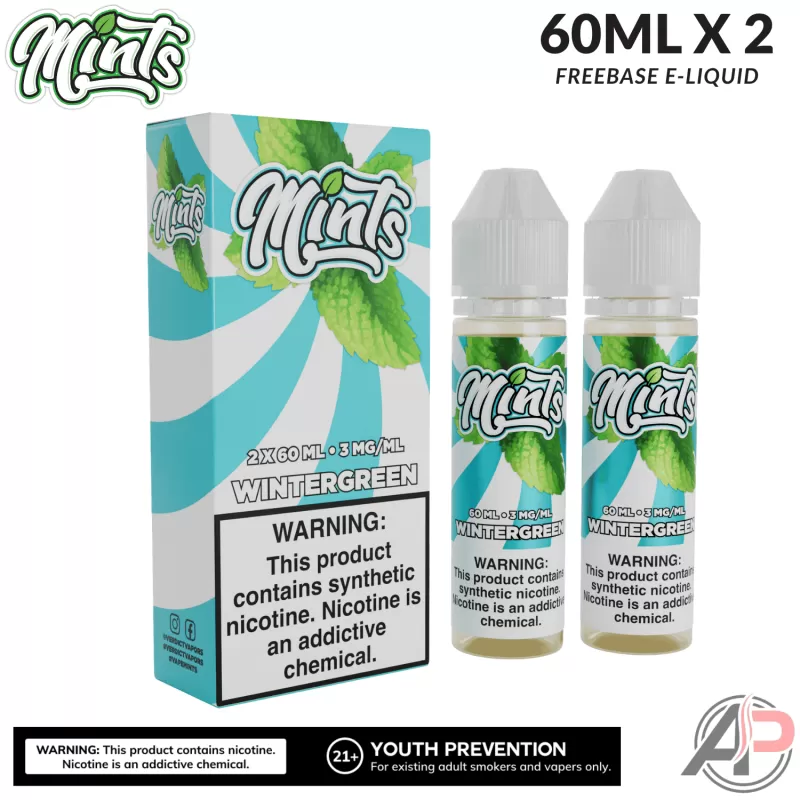 Mints Vape Co Wintergreen E-Liquid 120mL