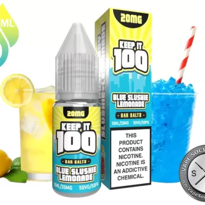 Blue Slushie Lemonade by Keep It 100 Bar Salt 10ml