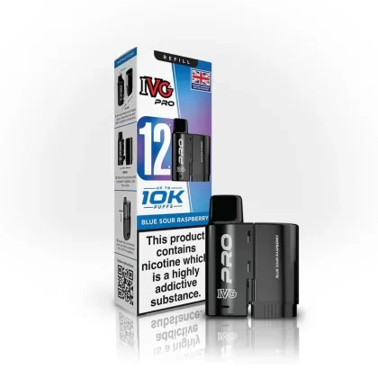 IVG Pro Zero Nicotine Refill Blue Sour Raspberry - Nicotine Strength#0mg (837110)