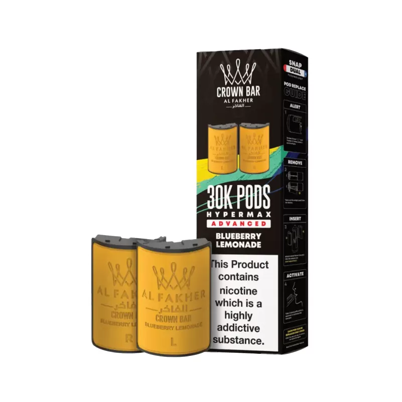 Al Fakher Hypermax 30K Prefilled Pods - Blueberry Gum - Image 3
