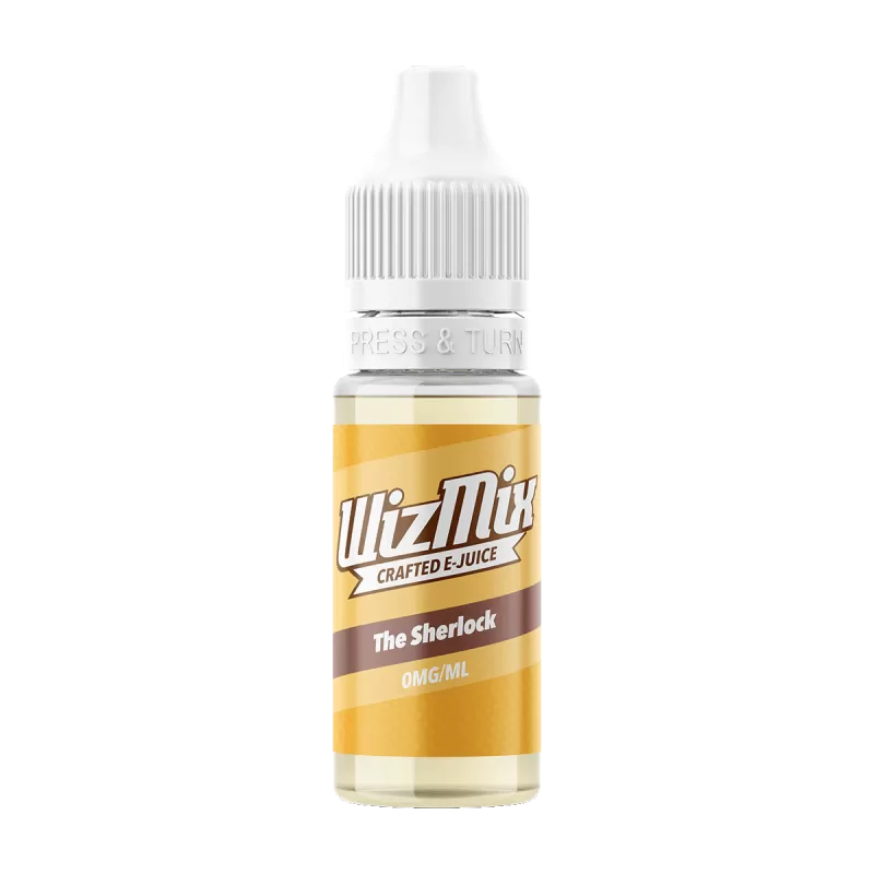 WizMix The Sherlock - 10ml - 0mg - Vape Product (0AF9E9)