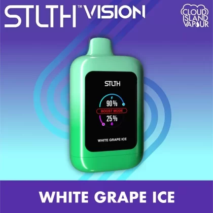 STLTH VISION Disposable Vape – White Grape Ice