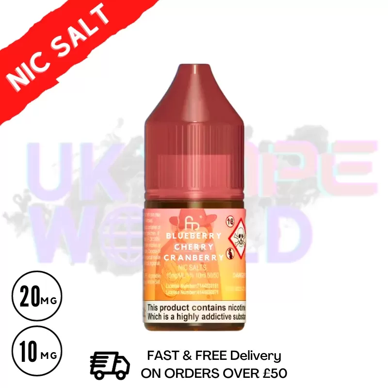Blueberry Cherry Cranberry – RandM Tornado 7000 Nic Salt 10ML eLiquid