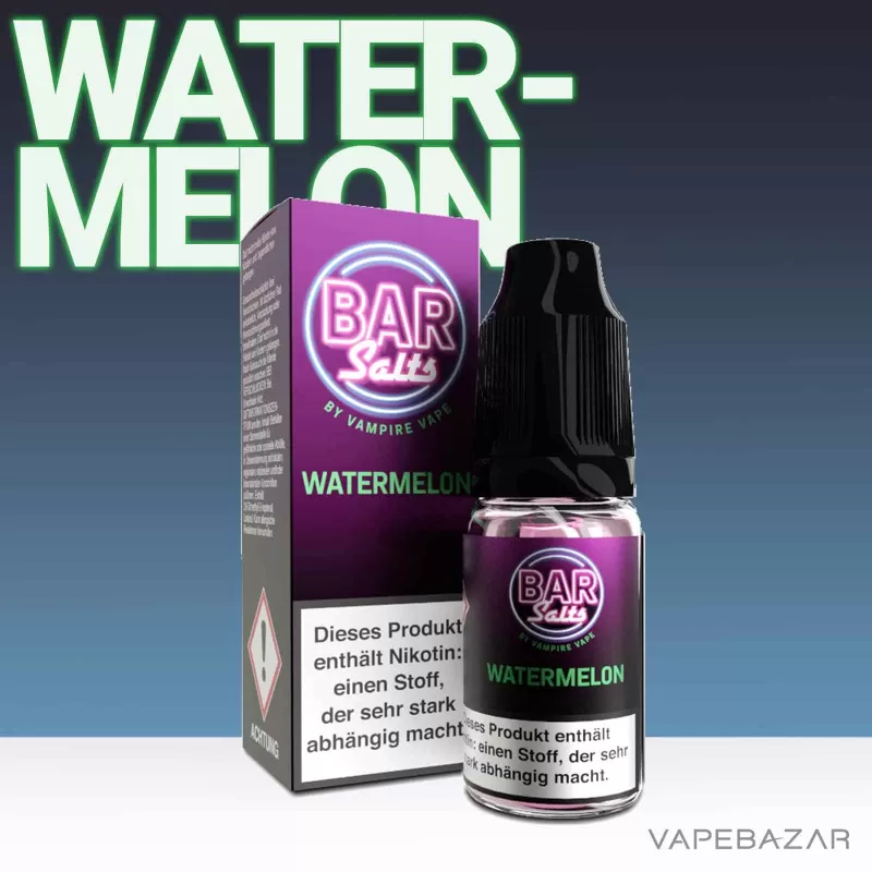 Bar Salts Nikotinsalz Liquid – Watermelon - 5mg/ml, 20mg/ml - Image 2