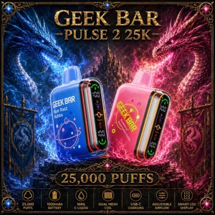 Geek Bar Pulse 2 25K - Grape Hubba - Vapeciga