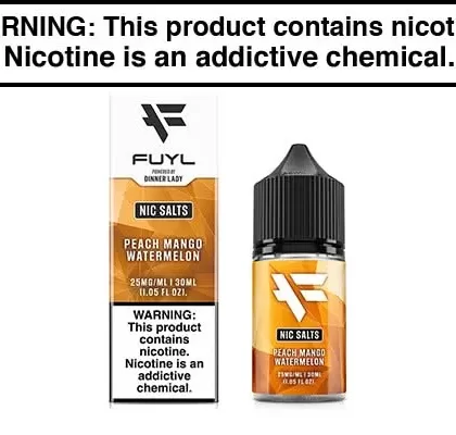 PEACH MANGO WATERMELON BY FUYL NIC SALTS 30ML - Vapejuice