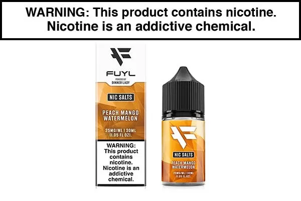 PEACH MANGO WATERMELON BY FUYL NIC SALTS 30ML - Vapejuice