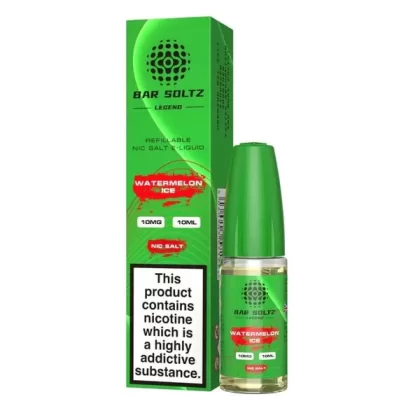 Watermelon Ice Soltz Legend E-Liquids Nic Salts 10ml