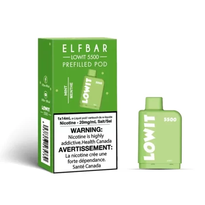 ELF BAR LOWIT 5500 – MINT