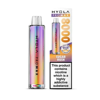 Hyola Pro Max 8000 Prefilled Pod Kit Sugar Rush - Nicotine Strength#20mg (75EAE3) (75EAE3)