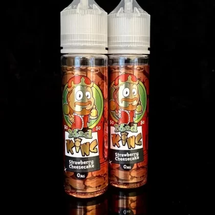 STRAWBERRY CHEESECAKE BY MAD KING- 50ml – 0mg 50/50