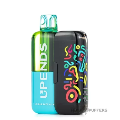 Upends UP9 Disposable Vape Kit - Blue Razz Ice, Cool Mint