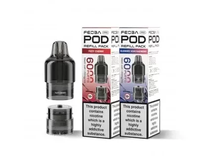 Feoba Pro 6000 Pod Refill (2 Pack) – 20mg Nic Salt Vape Refills