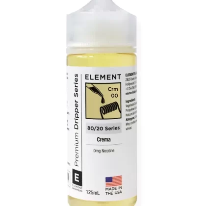 Crema Element E Liquid Dripper Series 120ml - 3mg