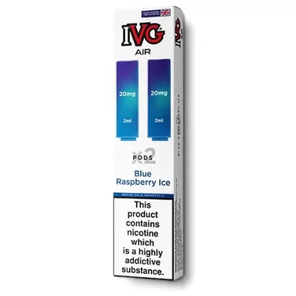 Blue Raspberry Ice Air Pods by IVG - 20 mg/mL (9C9021)