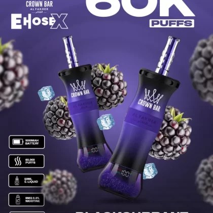 Al Fakher Vape CrownBar 60000 - Black Currant Ice