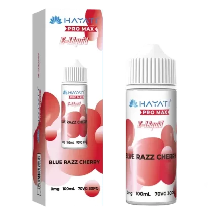 BLUE RAZZ CHERRY HAYATI PRO MAX E-LIQUID 100ML NO NICOTINE