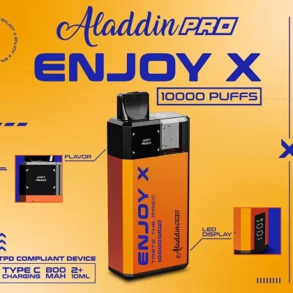 Aladdin Pro Enjoy X 10k Puff Prefilled Vape Kit – Box of 5