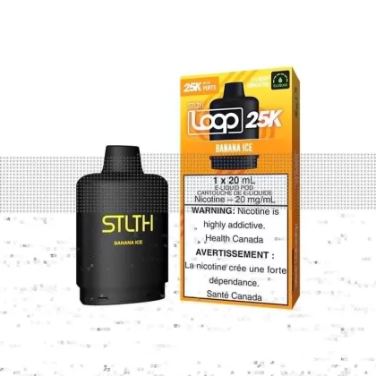 STLTH LOOP 25K POD PACK – BANANA ICE