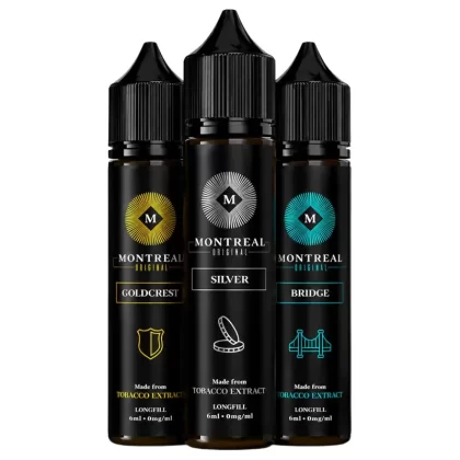 Montreal Original 6ml 0mg Longfill (60ml Bottle)