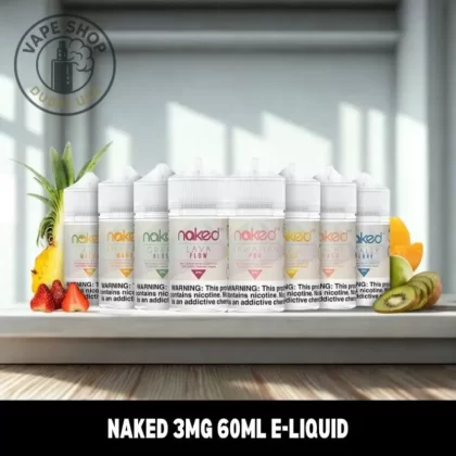 NAKED 3MG 60ML E-LIQUID - American Patriots, Berry; Vape Product
