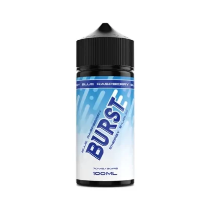 Burst Energy Vaping Boost 100 ml Shortfill – 0 mg (70VG/30PG) - Geschmack#Blaue Himbeere>Traube>Wassereis>Zitrone Limette>Orange>Tropischer Punsch