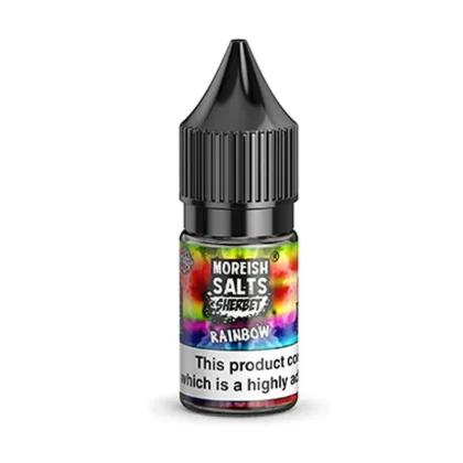 RAINBOW SHERBET NICOTINE SALT E-LIQUID BY MOREISH SALTS - Nicotine Strength#10ml Bottle - 10mg Nicotine>10ml Bottle - 20mg Nicotine