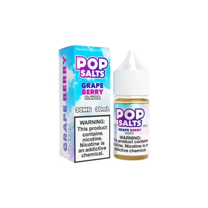 Grape Berry by Pop Salts E-Liquid 30mL Salt Nic - 30MG