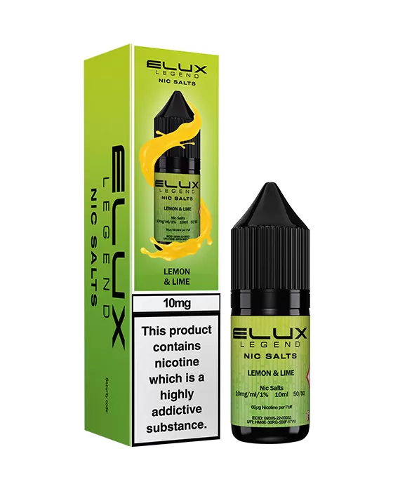 Lemon & Lime Nic Salt E-Liquid - Elux Legend