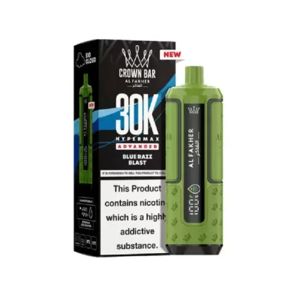 Al Fakher 30K Hypermax Prefilled Pod Kit Blue Razz Blast - Strength#20mg (1FF974) (1FF974)