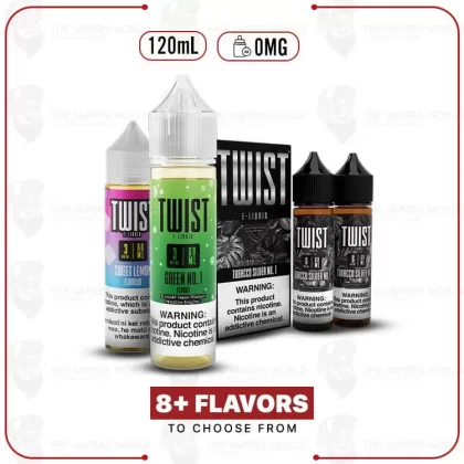 Twist E-Liquids 0MG 120ml E-Juice - Thevapersworld