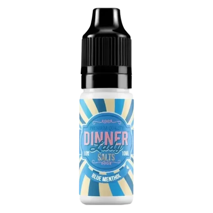 Dinner Lady Blue Menthol Nic Salt E-Liquid 10ml