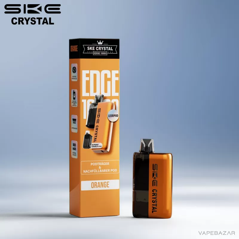 SKE Crystal Edge 10k – Akku – Orange - Pod Kit
